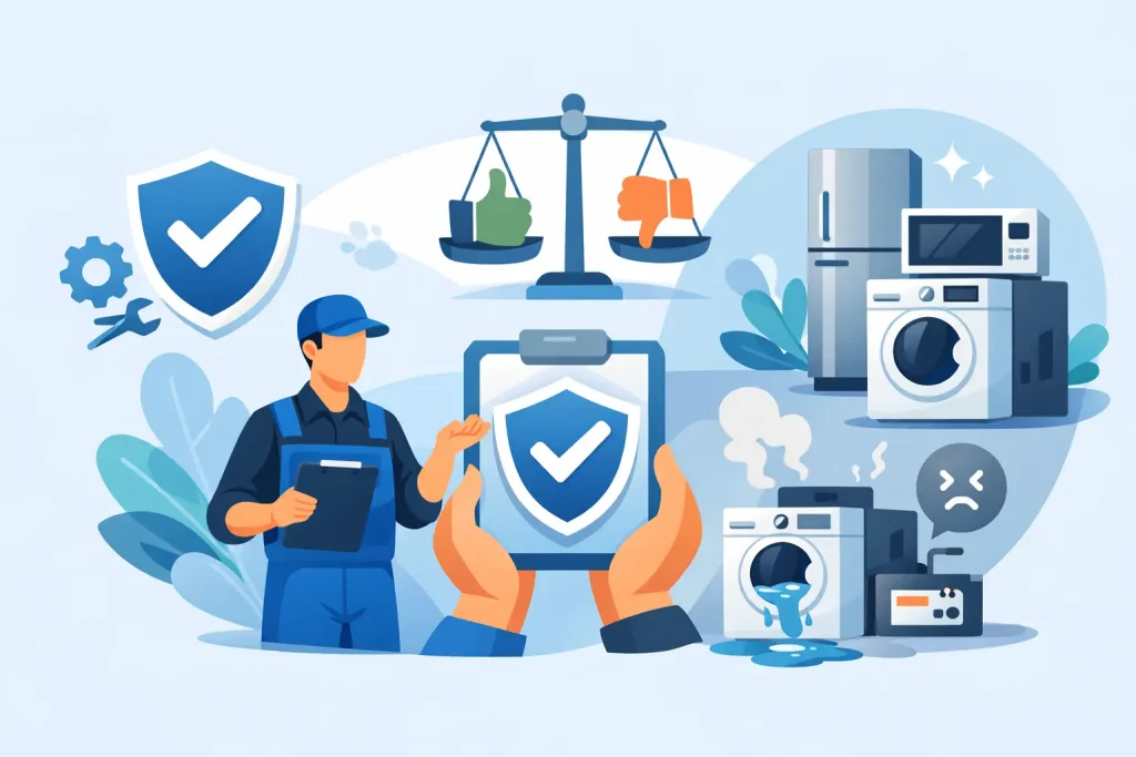 Appliance Repair Service Warranty: What Counts